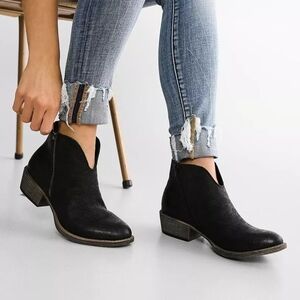 Divine Tooled Ankle Boot